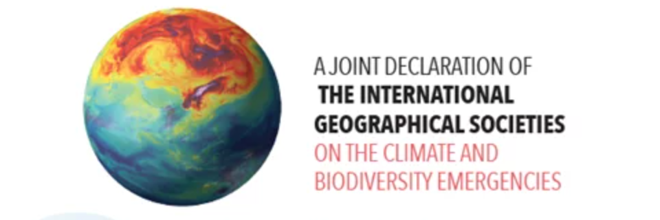 地理快讯 | 国际地理学会发布应对气候及生物多样性危机联合宣言